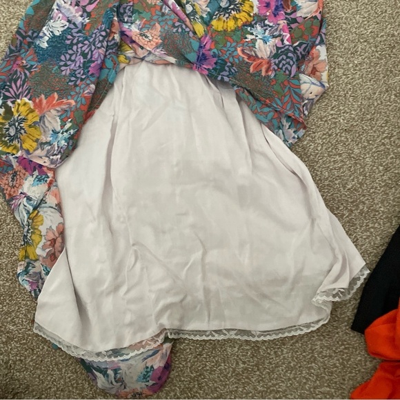 Anthropologie Akemi + Kin Multicolor Valencia Floral‎ Dress oversized - Picture 7 of 9